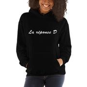 Sweatshirt à capuche "LA Réponse D"