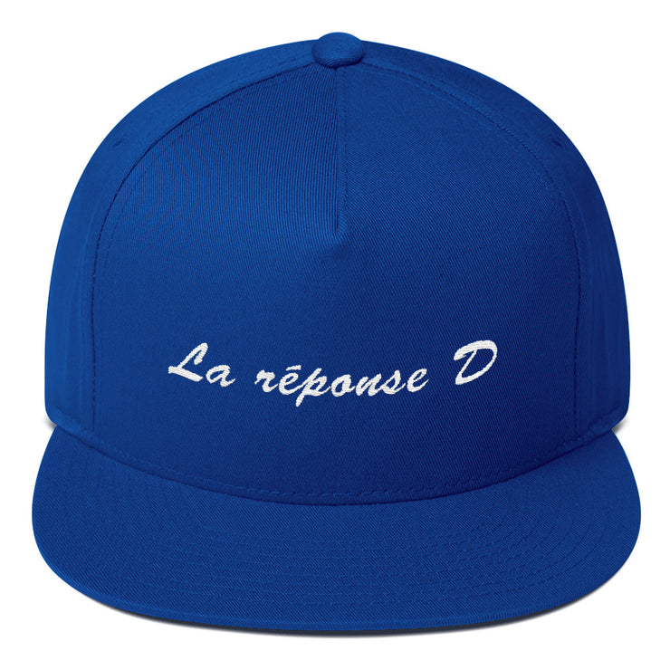 Casquette snapback "La Réponse D"