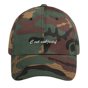 Casquette baseball "C'est subjectif"