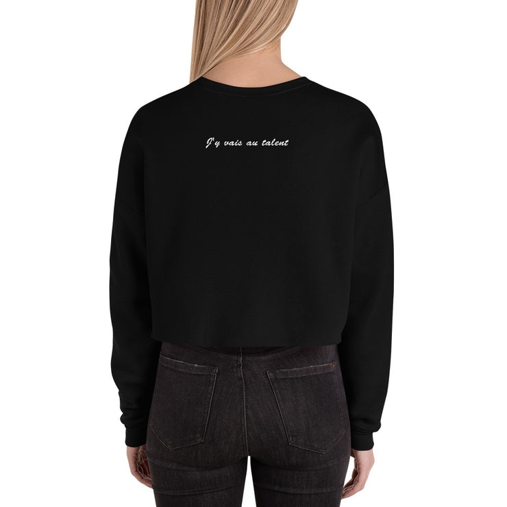 Sweatshirt Crop "J'ai déjà oublié"