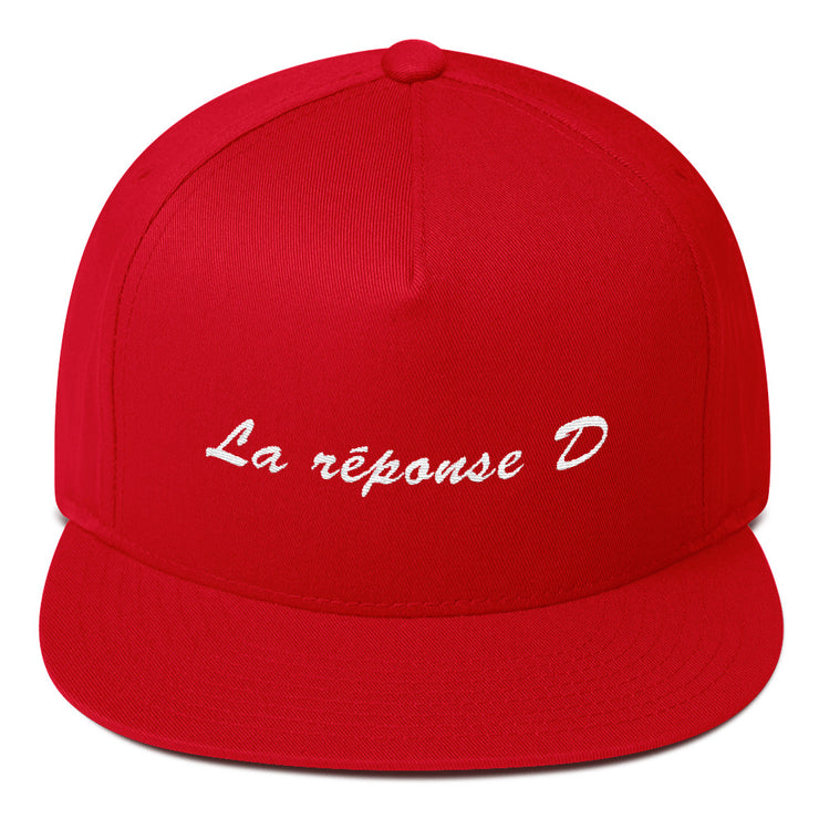 Casquette snapback "La Réponse D"