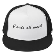 Casquette snapback 2 couleurs "J'suis où wesh"