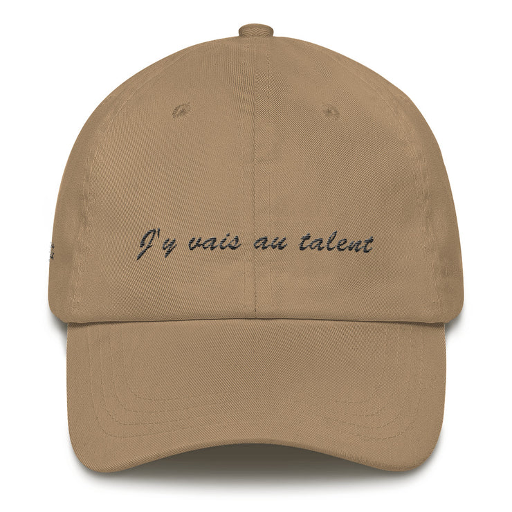 Casquette baseball "J'y vais au talent"