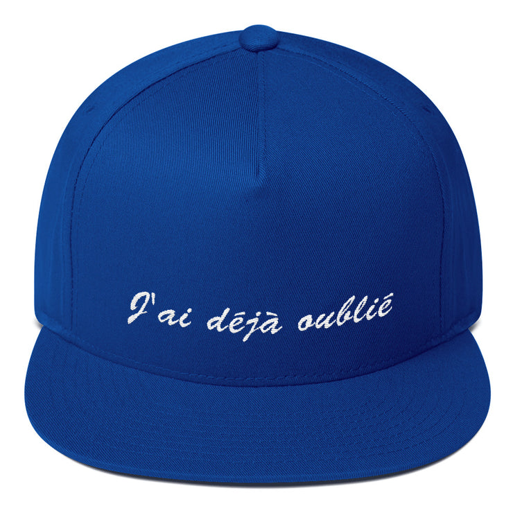 Casquette snapback "J'ai déjà oublié"