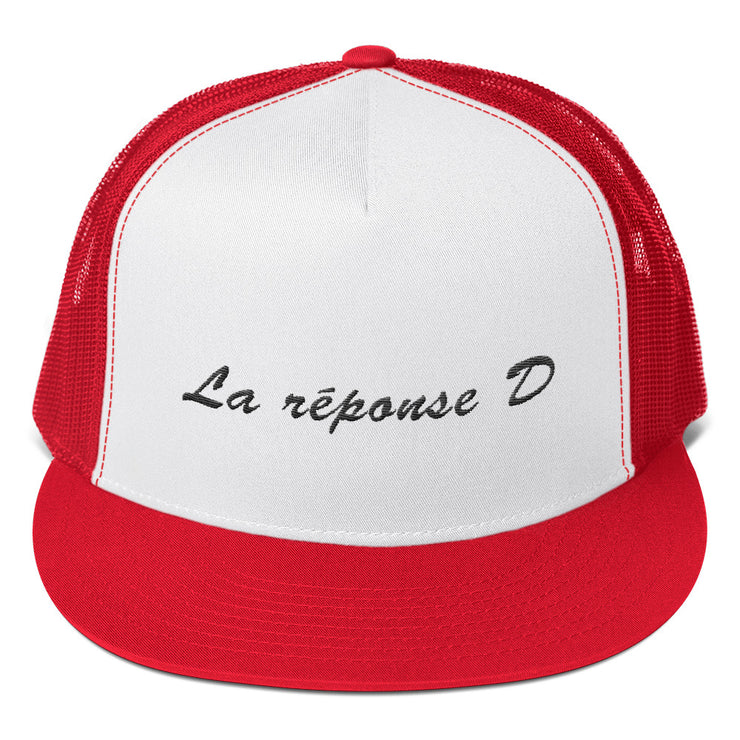 Casquette snapback "La Réponse D"