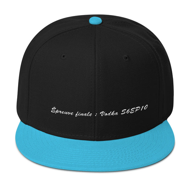 Casquette snapback "Épreuve finale : Vodka S6EP10"