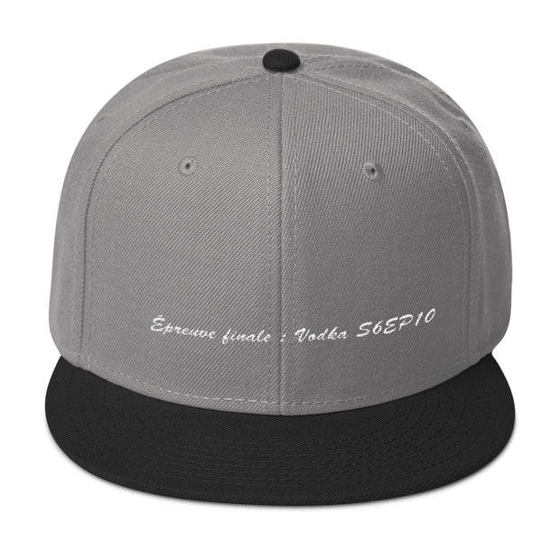 Casquette snapback "Épreuve finale : Vodka S6EP10"