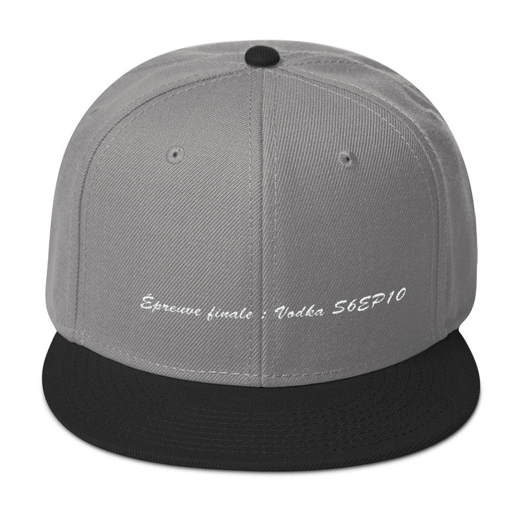 Casquette snapback "Épreuve finale : Vodka S6EP10"