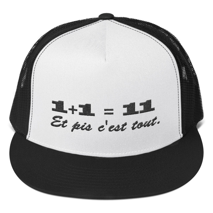 Casquette "1+1=11"