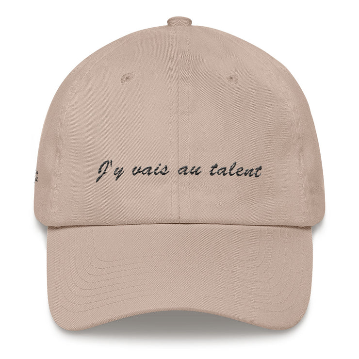 Casquette baseball "J'y vais au talent"