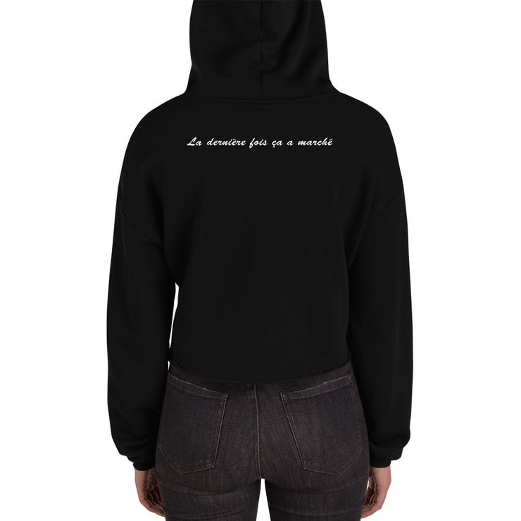 Sweatshirt Crop "J'y vais au talent"