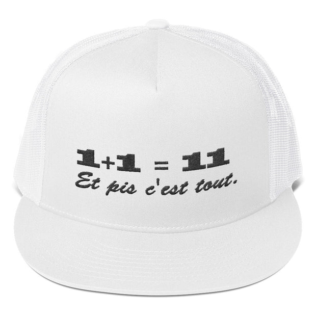 Casquette "1+1=11"