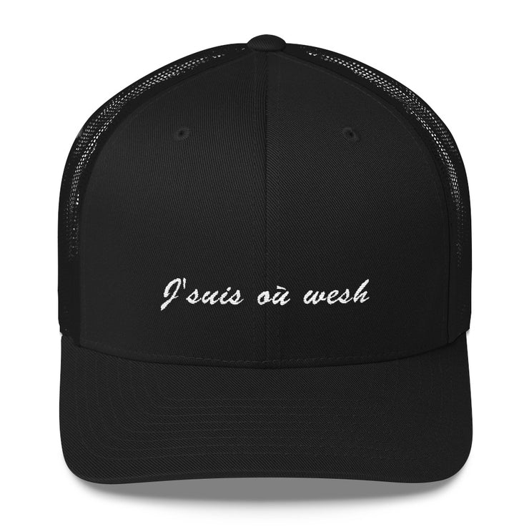 Casquette "J'suis où wesh"