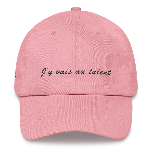 Casquette baseball "J'y vais au talent"