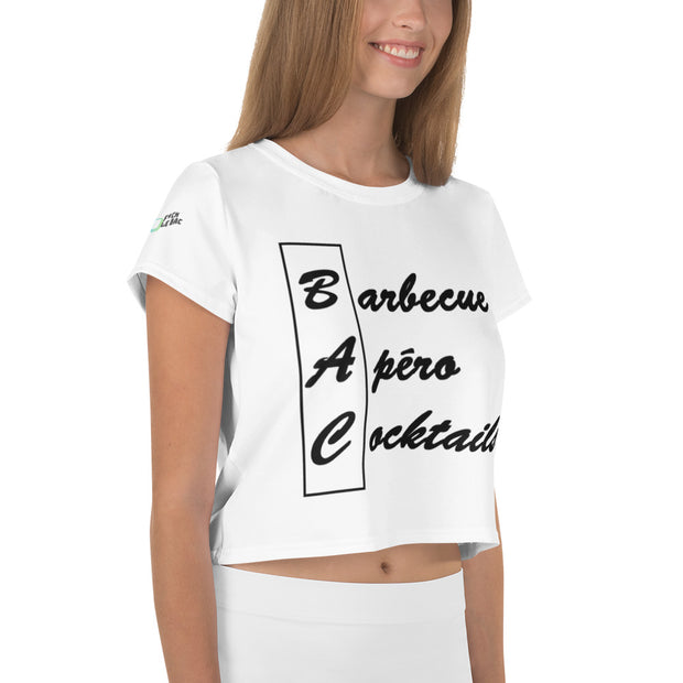 T-Shirt Crop "BAC/Écoles"