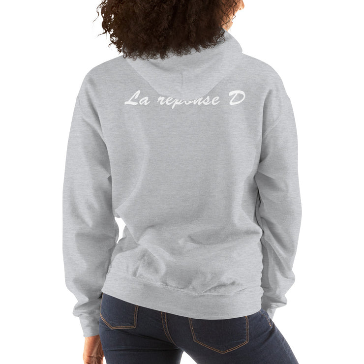 Sweatshirt à capuche "LA Réponse D"