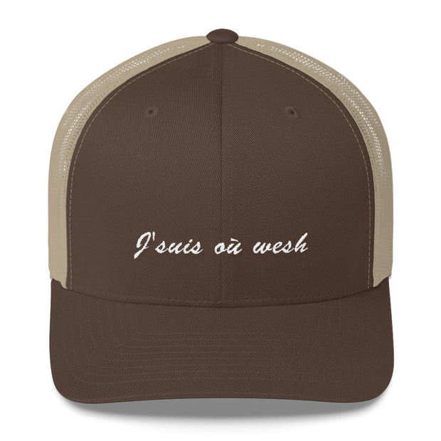 Casquette "J'suis où wesh"