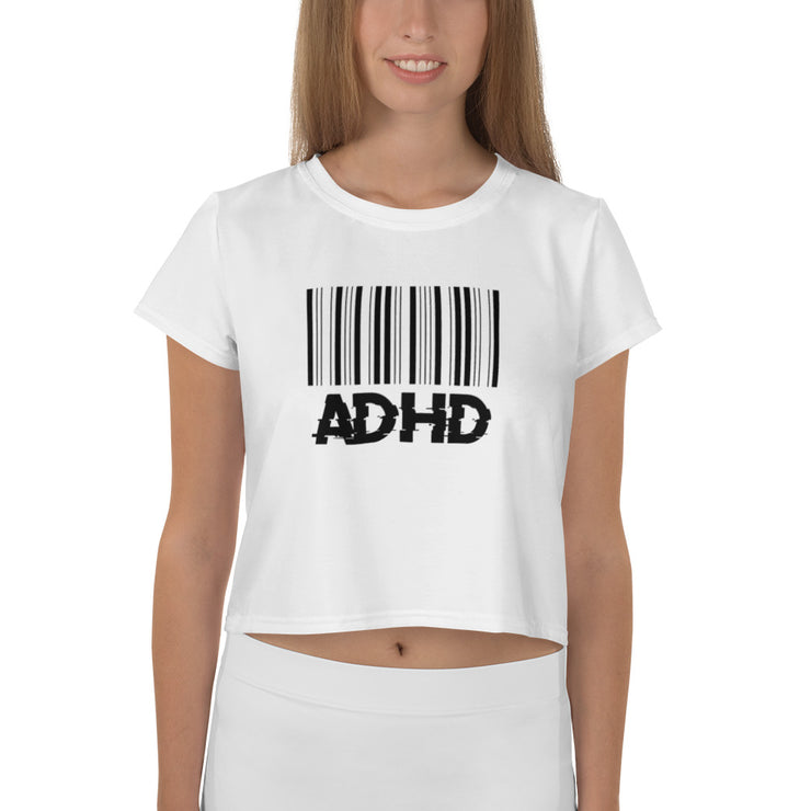 T-Shirt Crop "ADHD"