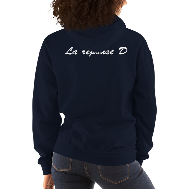 Sweatshirt à capuche "LA Réponse D"