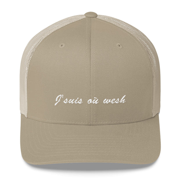 Casquette "J'suis où wesh"