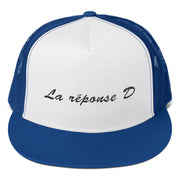 Casquette snapback "La Réponse D"