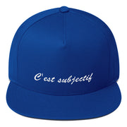 Casquette snapback "C'est subjectif"